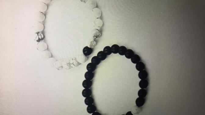 VALENTINES DAY PRESENT: should I get my boyfriend and I matching but different colored bracelets?
