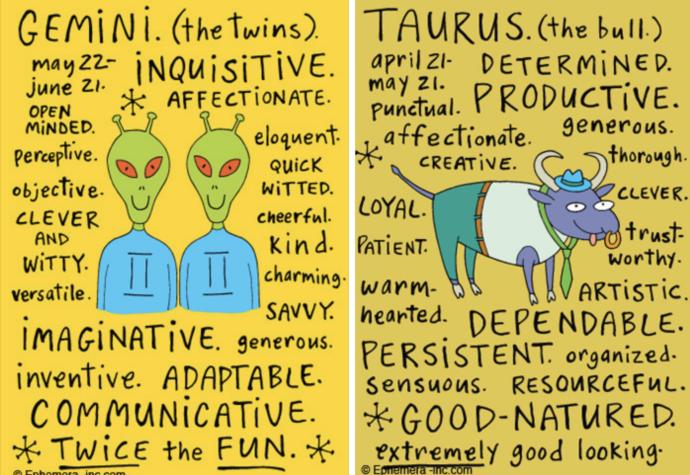 Whats your astrological zodiac sign AND birthstone? Whats your opinion on both?