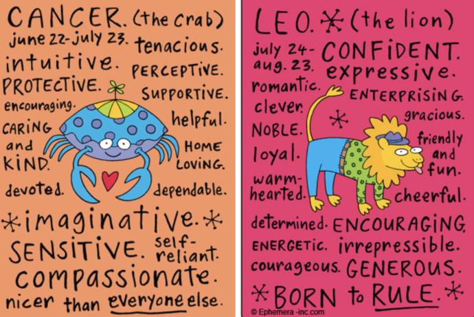 Whats your astrological zodiac sign AND birthstone? Whats your opinion on both?