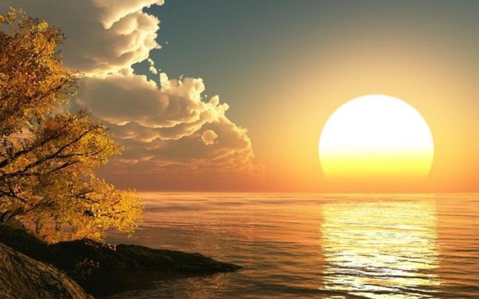 What is more beautiful - sunrise or sunset?