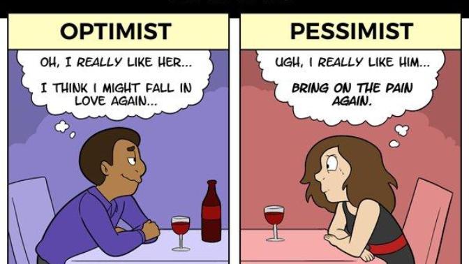 If opposites attract-can a relationship work between an optimist and pessimist?