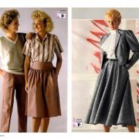 Could you tell me type of clothing style was the most popular during the 80s fashion era?