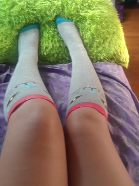 Which sock looks more cute??