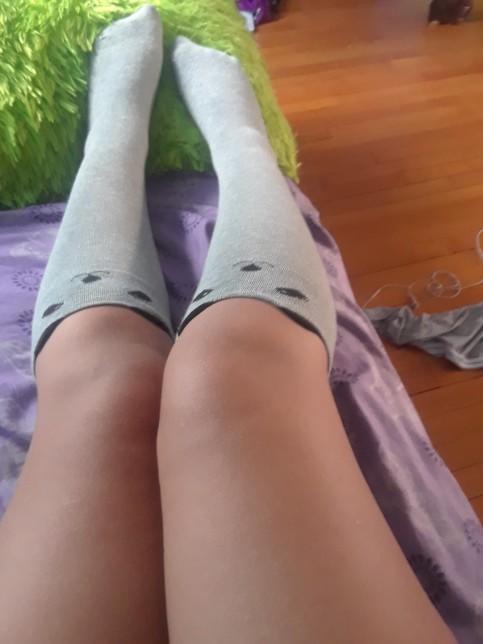 Which sock looks more cute??