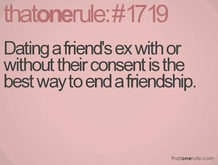 Is it ok to date a friend' s ex partner??
