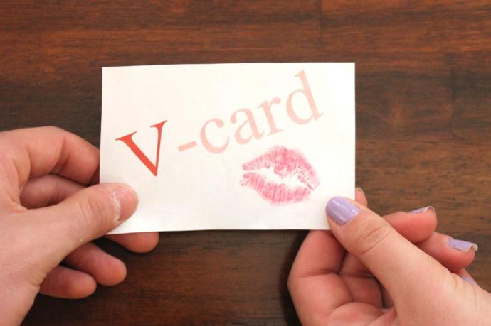 Are there any V Cards in your envelope?