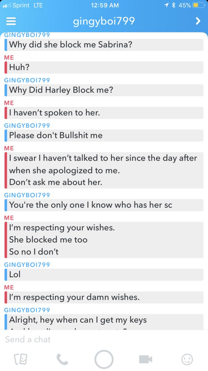 Does this person still care? (The one in the blue)? 