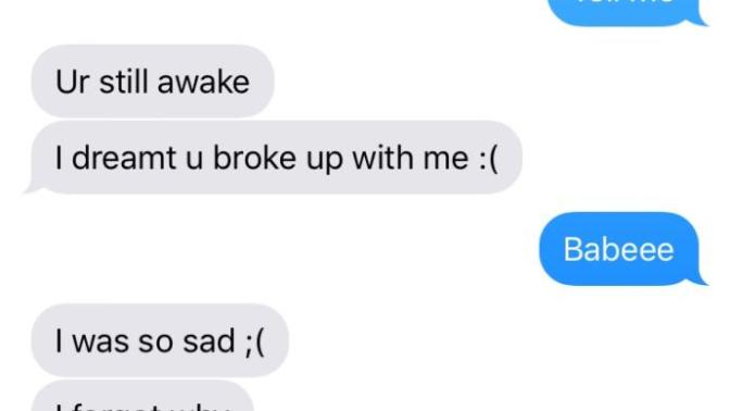 SHE was worried about me breaking up with her, and now she wants to break up? What is she thinking?