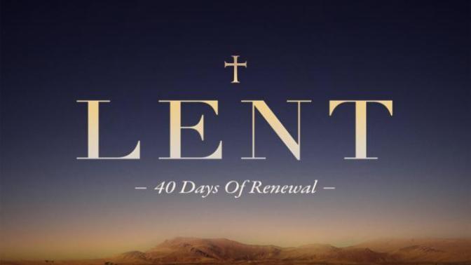 What are you giving up for Lent?