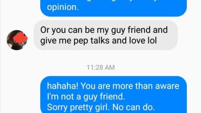 Being friendzoned is you're own personal failure?