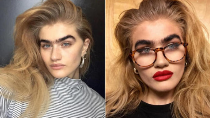 Meet Instagram’s favorite unibrowed model who is redefining feminine beauty, what are your thoughts?