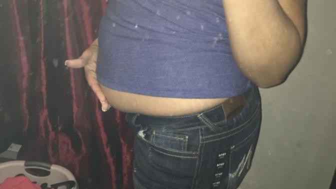 What do you think of this girls belly?