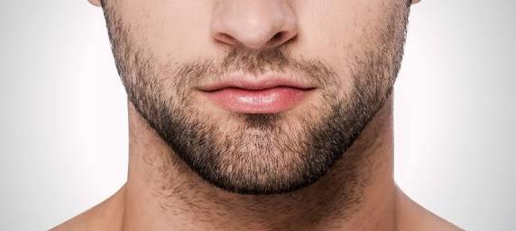 Facial stubble or totally clean shaven?