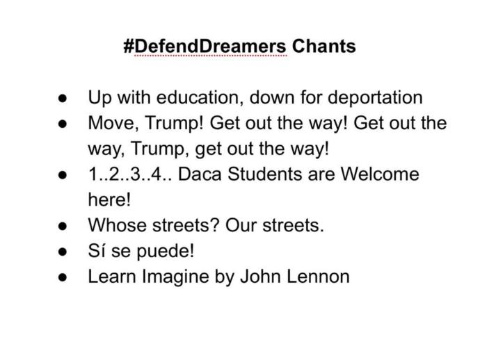 For those who go to my school, Huntington park high school near Florence graham in Los Angeles, are you going to the defend daca protest?