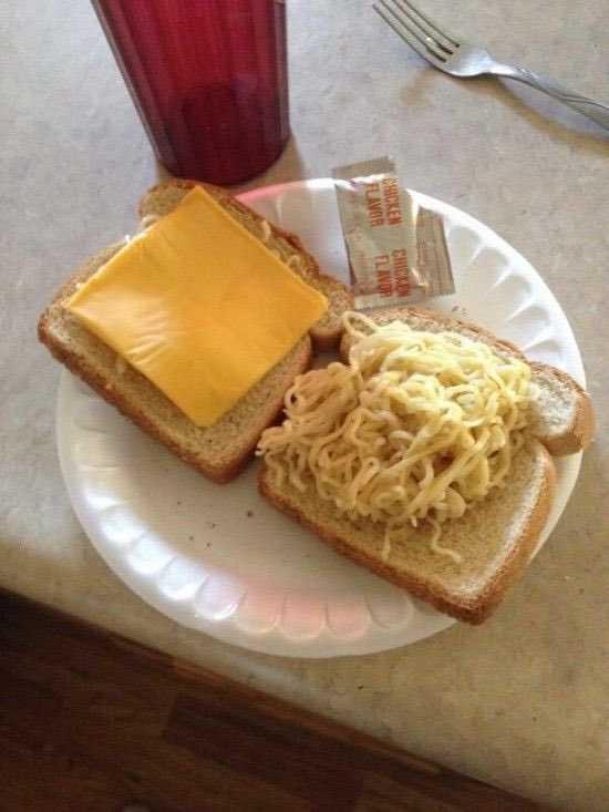What is the worst thing you have eaten when there was nothing else to eat?