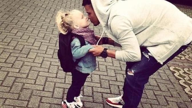 My boyfriend's kid looks nothing like him... Should I just drop it?