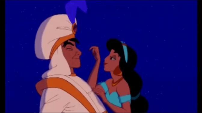 Was Aladdin wrong in lying to princess jasmine about being a prince?