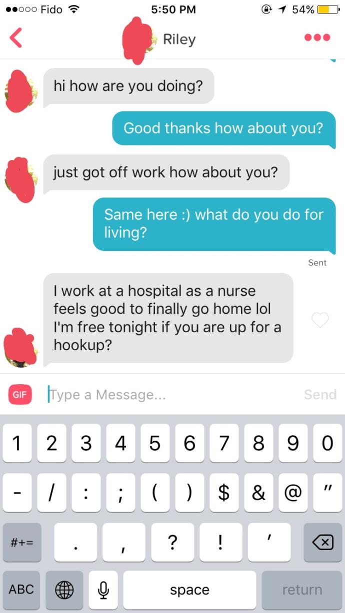 She sent me this on tinder😨😂?