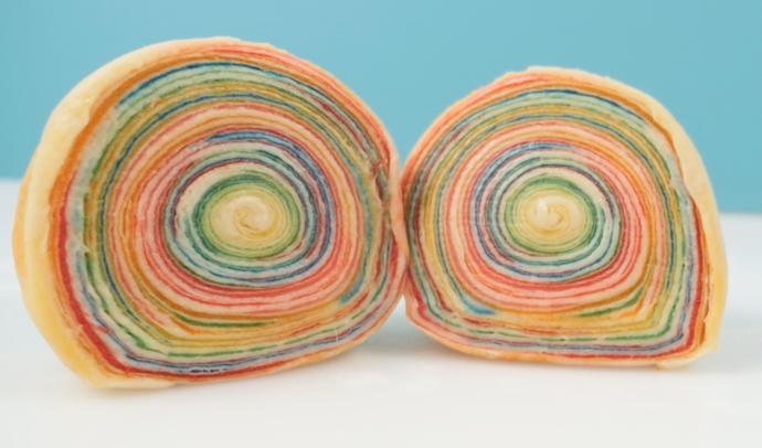 Have you ever tried a Rainbow Apple Pie?