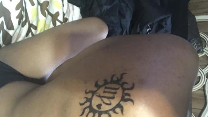 I wore a specific shirt and my tattoo peeled on it. And it took a tiny piece of the ink off my tattoo. How long should I wait to get a touch up?