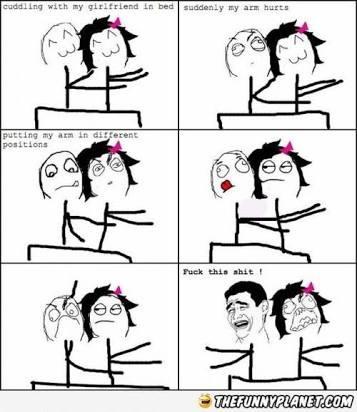 How do two skinny people cuddle?