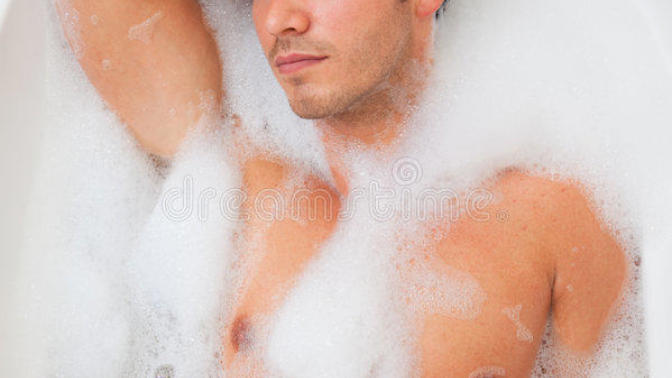 Do men secretly love bubble baths?