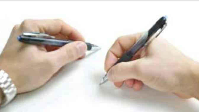 Can a right handed person learn writing with his left hand?