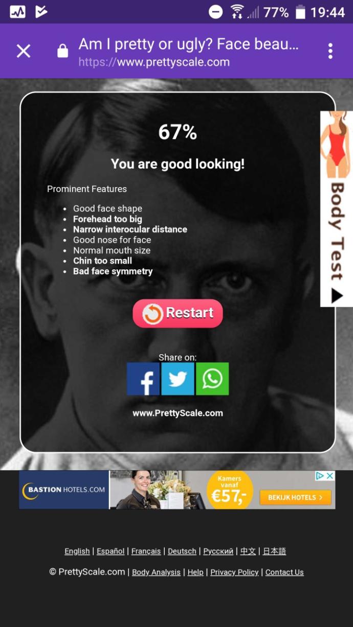 What is the rate of both your body and face?