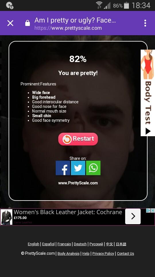 What is the rate of both your body and face?
