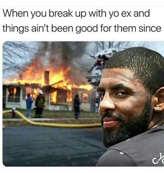 How happy are you to find out your exes life has fallen apart since they've dumped you??