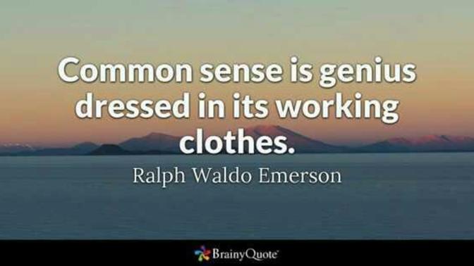 Do you believe that intelligent people lack common sense?