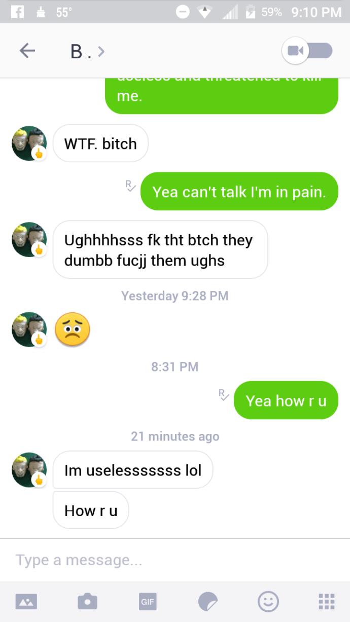 My boyfriend doesn't seem to care?