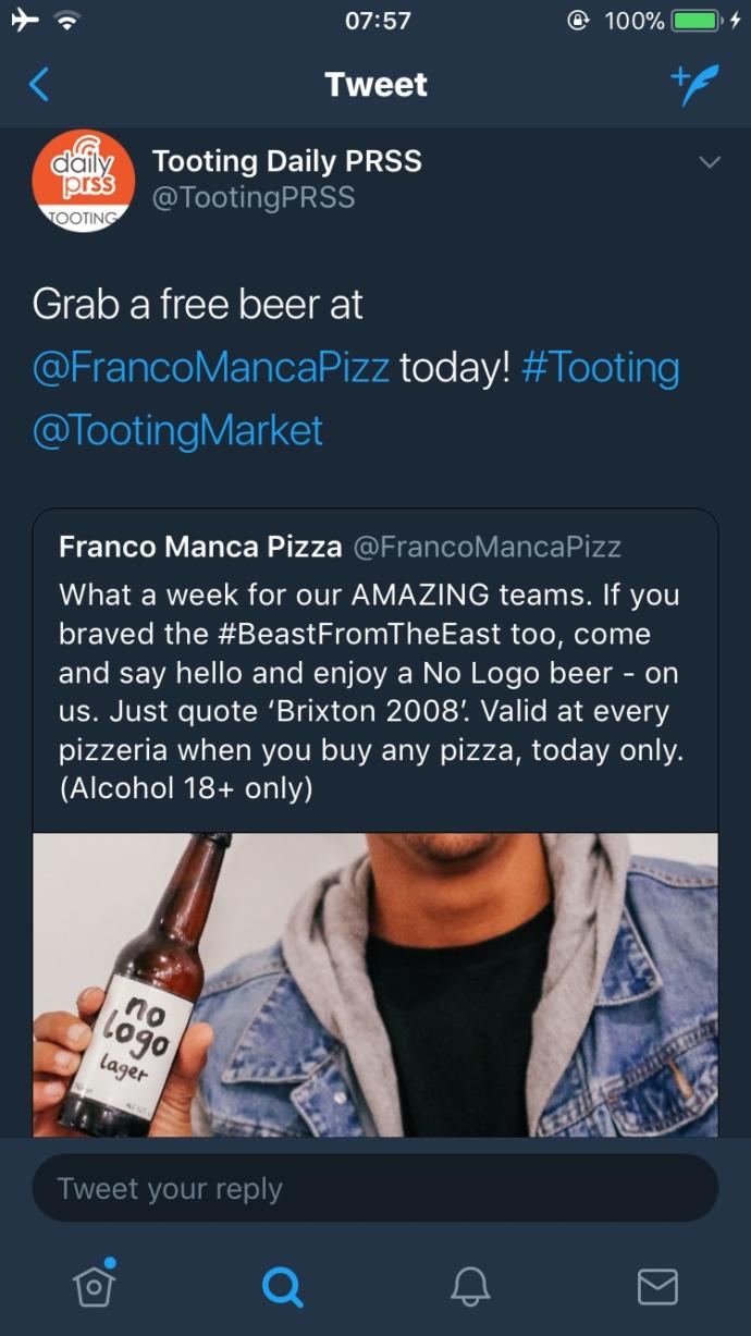 Is no logo beer alcohol?
