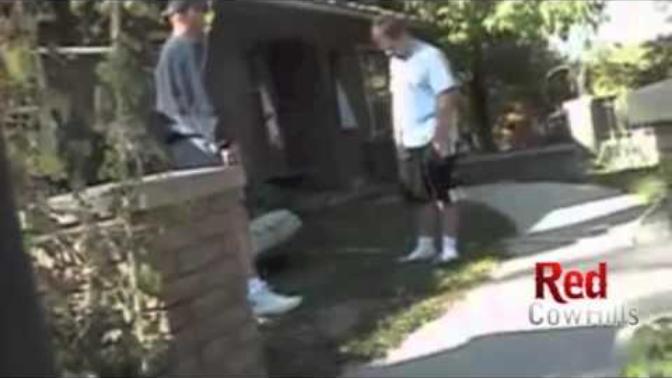What are your thoughts on this video of this redneck spanking his underage daughter's boyfriend instead of beating him for having sex with her?