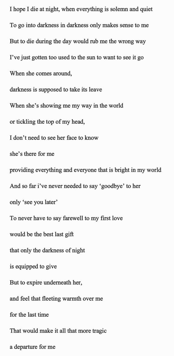 Rate this poem out of five??