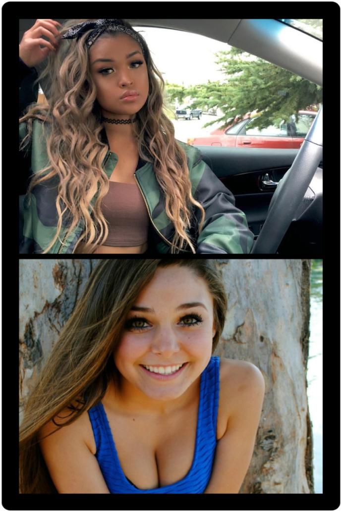 Who would you go for? "Insta baddie" or the cute girl?