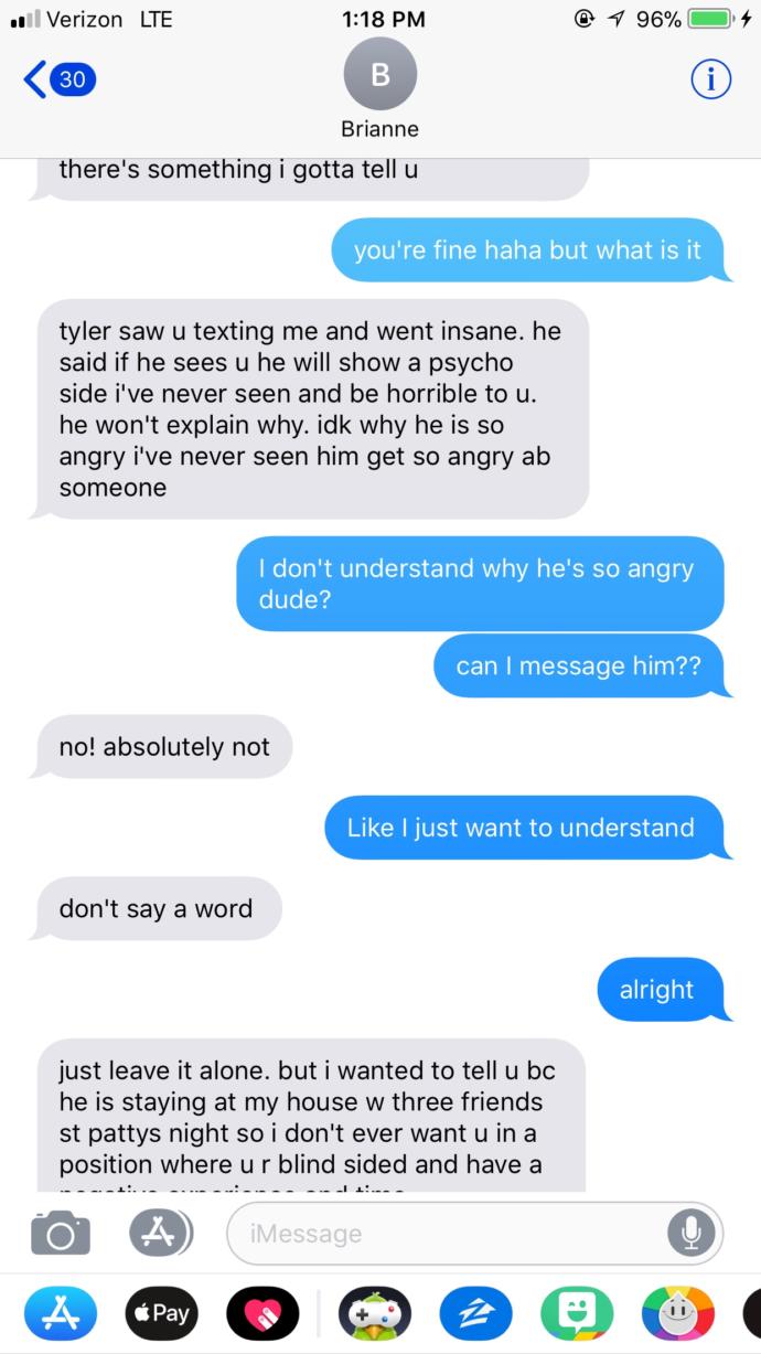 My friends boyfriend hates me? For a stupid reason? What do I do?