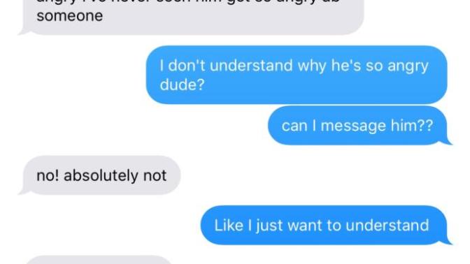 My friends boyfriend hates me? For a stupid reason? What do I do?
