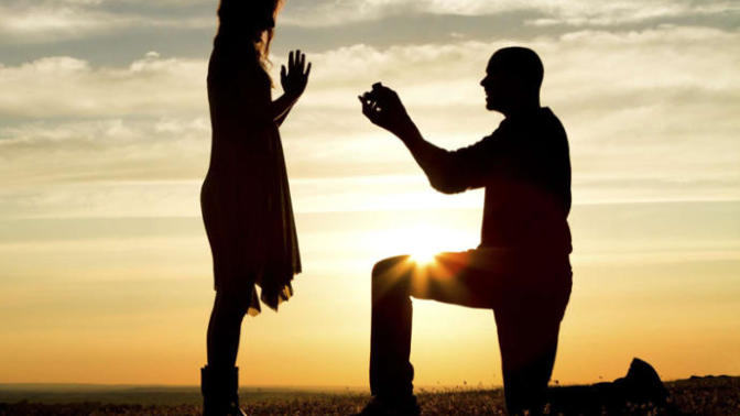 Is it degrading that men have to kneel when they're proposing?