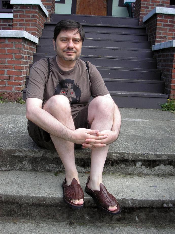 Why do you think men who wear sandals aren’t as accepted in the USA as in other countries where men do wear sandals all the time?