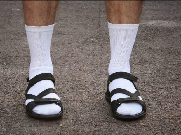 Why do you think men who wear sandals aren’t as accepted in the USA as in other countries where men do wear sandals all the time?