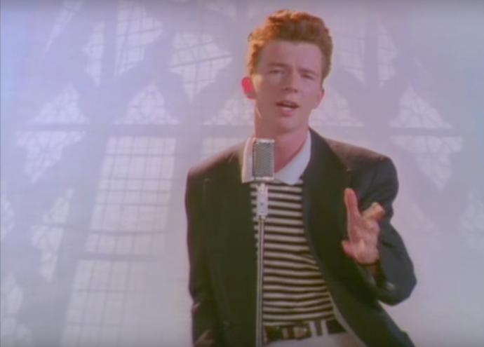 Rick Astley is never gonna…?