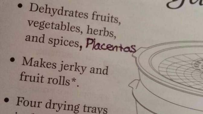 Is eating placenta cannibalism?
