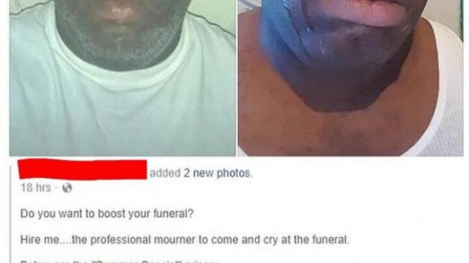 Would you hire a professional mourner?