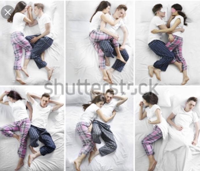 What’s your favorite sleeping positions with your boyfriend or husband?
