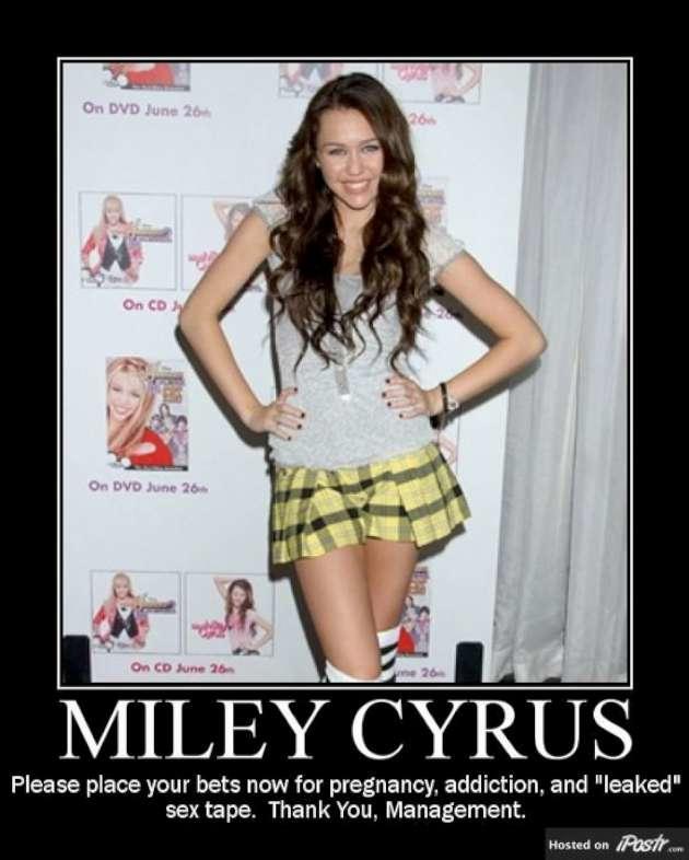 Am I the only one who finds Miley Cyrus very unattractive?