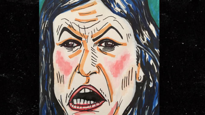 Are people actually offended at the Jim Carrey painting?