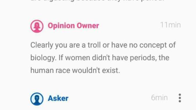 Why do some guys think women's periods are "disgusting"?