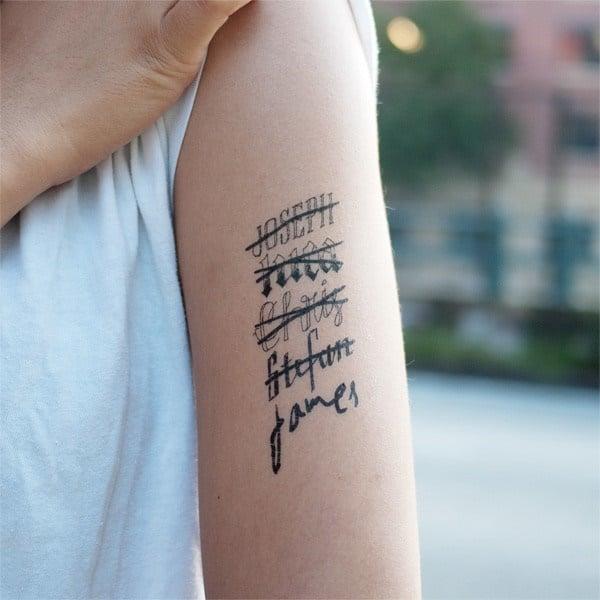 Would you ever get someone’s name tattooed on you?