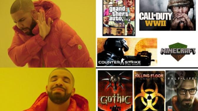 About video games: Do you like the older games or the modern games more?